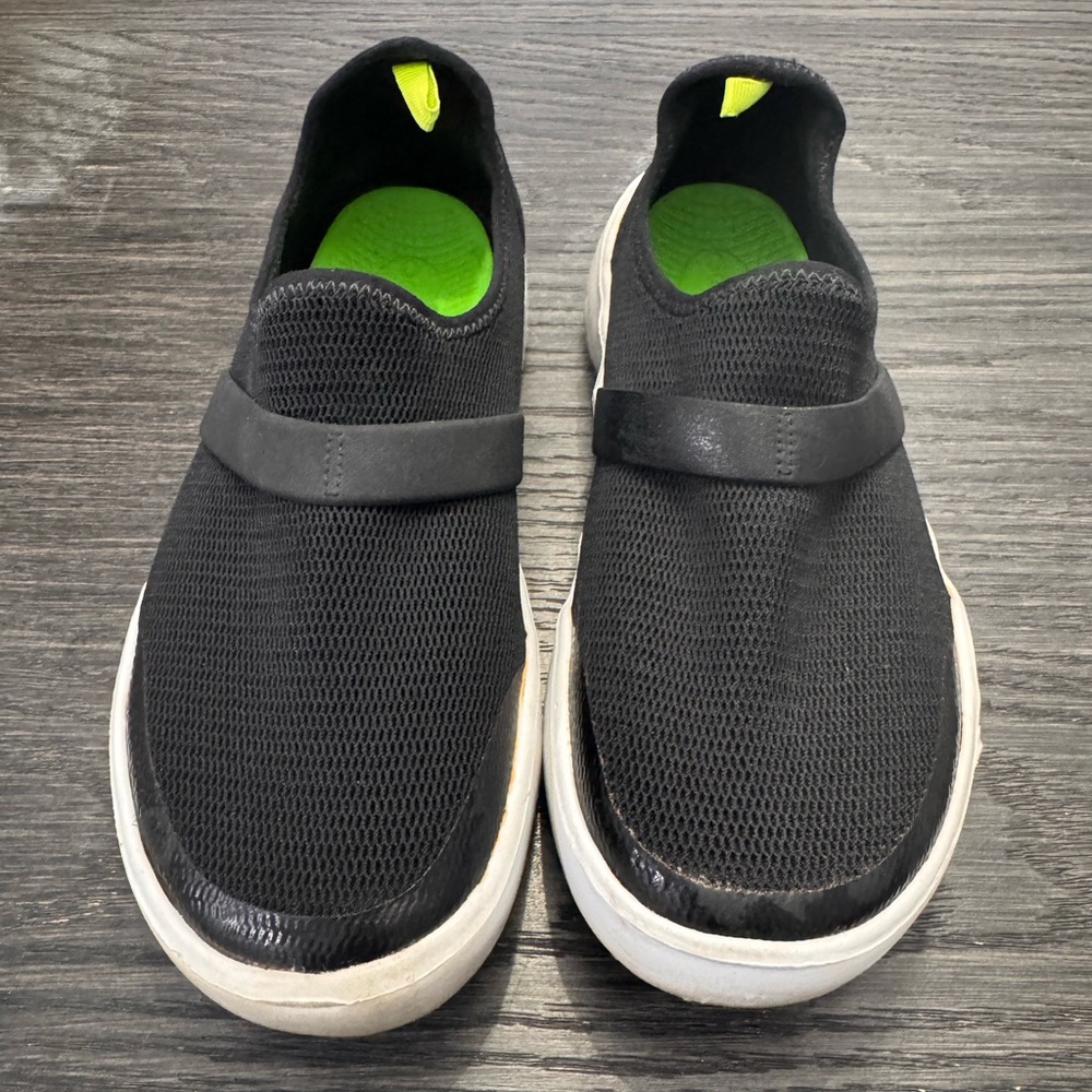 WOMEN'S OOMG MESH LOW SHOE - WHITE BLACK